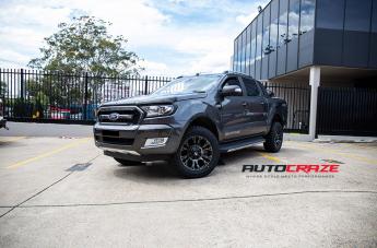 FORD-RANGER-VAPOR-BLACK-MACHINED-WITH-DARK-TINT